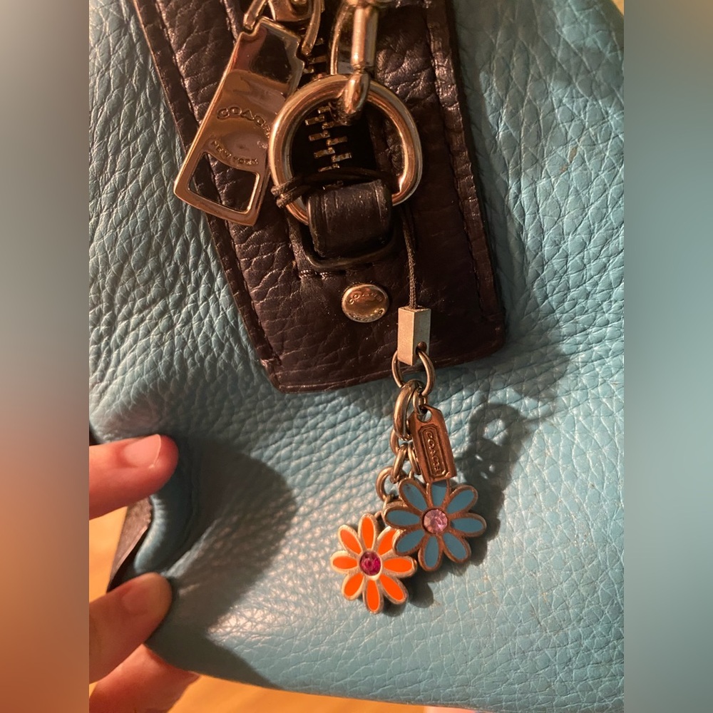 Coach Rowan Satchel Bag In Colorblock - Picture 8 of 13
